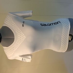 S-Lab by Salomon - Short Sleeve Running Shirt - Size S - White